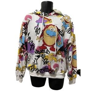 NWT Nickelodeon 90’s Cartoons Throwback Hoodie‎ Size M